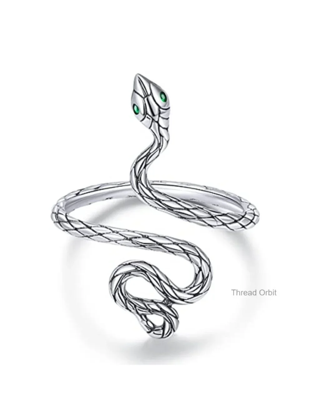 Adjustable Statement Ring with Cubic Zirconia Paved White Gold Plated Band